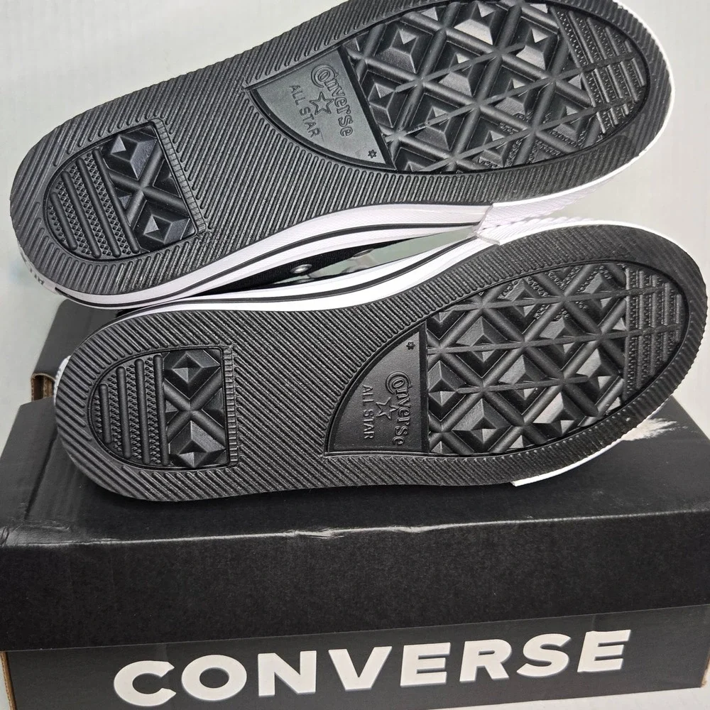 Converse Chuck Taylor NEW All Star EVA Lift Platform High Top Black Youth 3 NIB